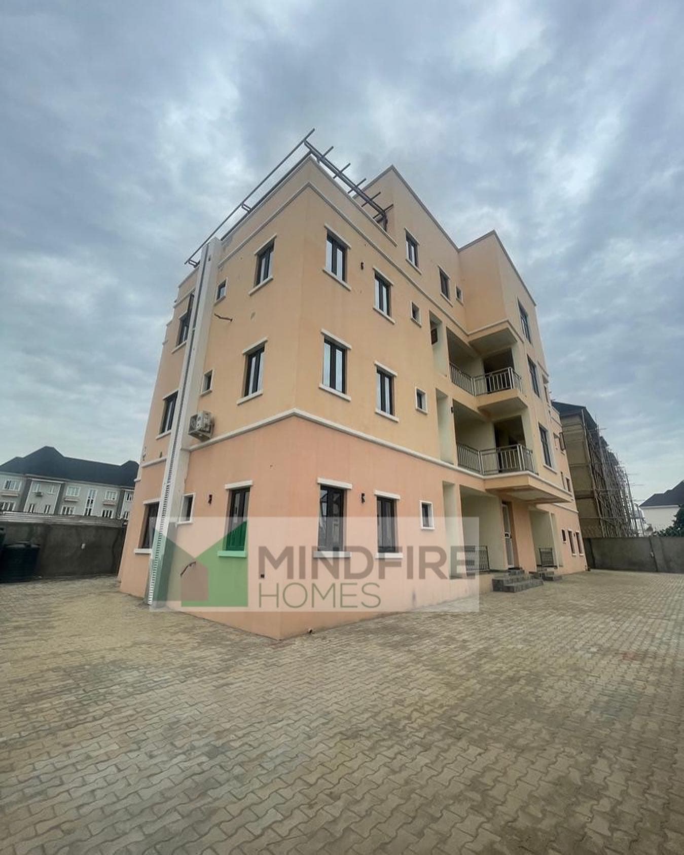 Completed Mindfire Homes apartment block in Jahi, Abuja